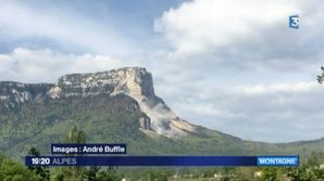 Savoie/Isre: nouvel boulement au Mont Granier, le 