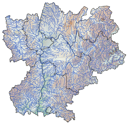 les cours d'eau en Rhne-Alpes